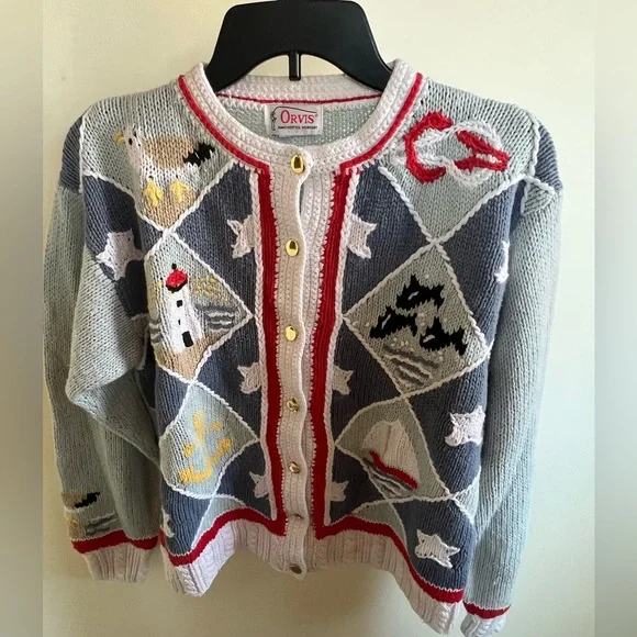 Vintage Orvis Seaside Knit Sweater - Picture 10 of 11